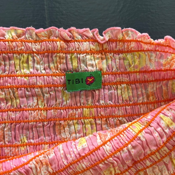 Tibi Floral Beaded Mini Skirt - Picture 4 of 4